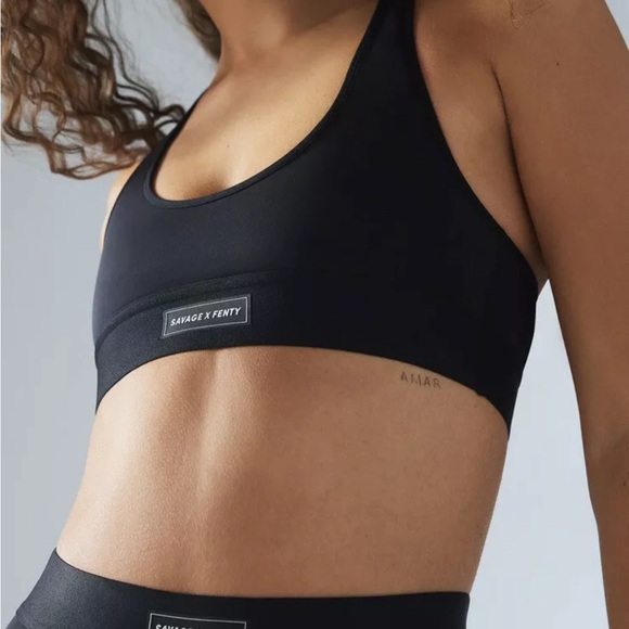 Savage X Fenty Other - Savage X Fenty Lineup Low-Impact Sport Bra Sz XS Yoga Pilates Casual Raceback